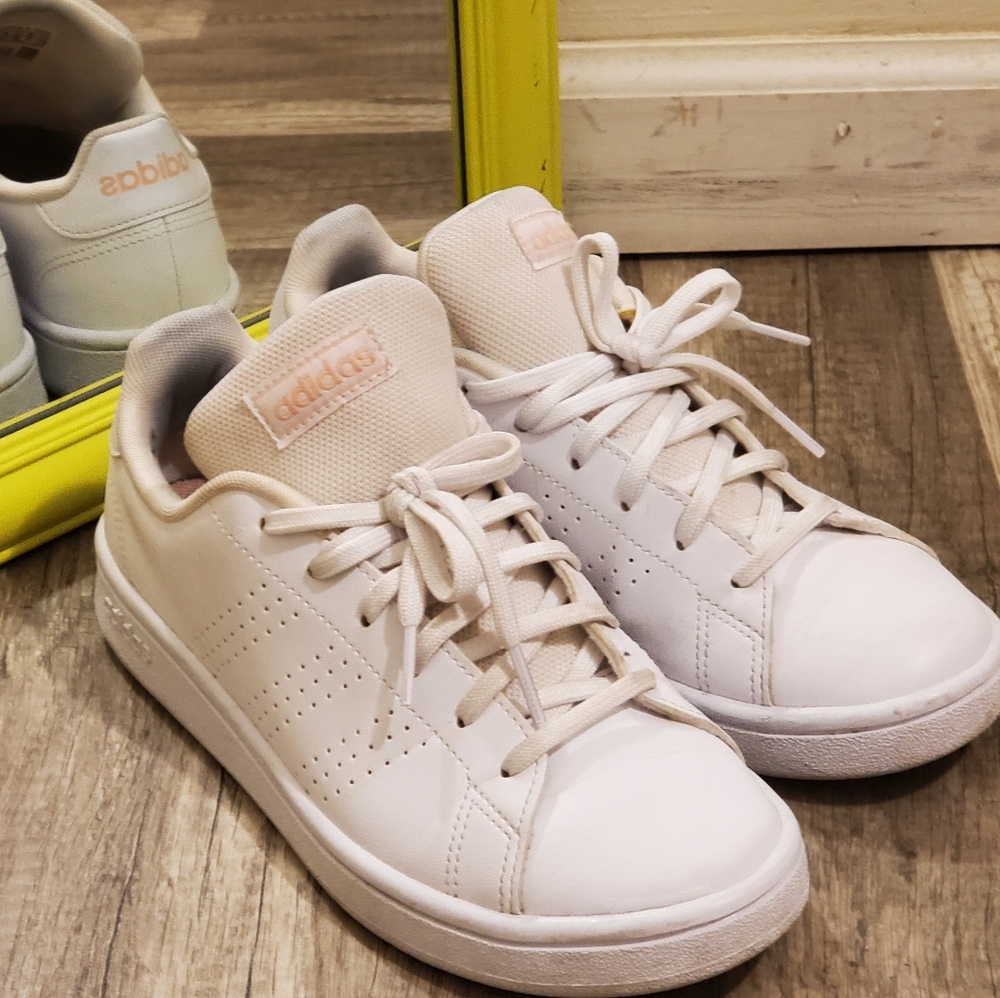 Shoes, white, Adidas